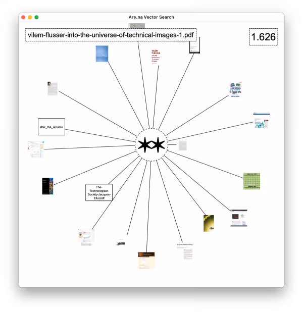Local Are.na vector search UI